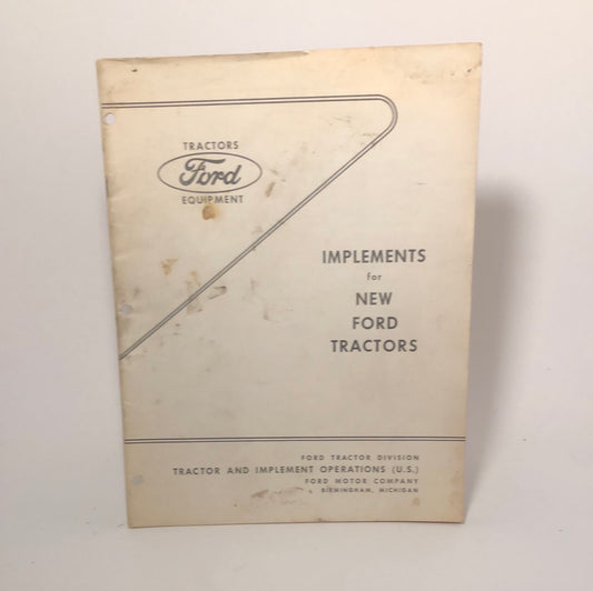 Ford Implements for New Ford Tractors