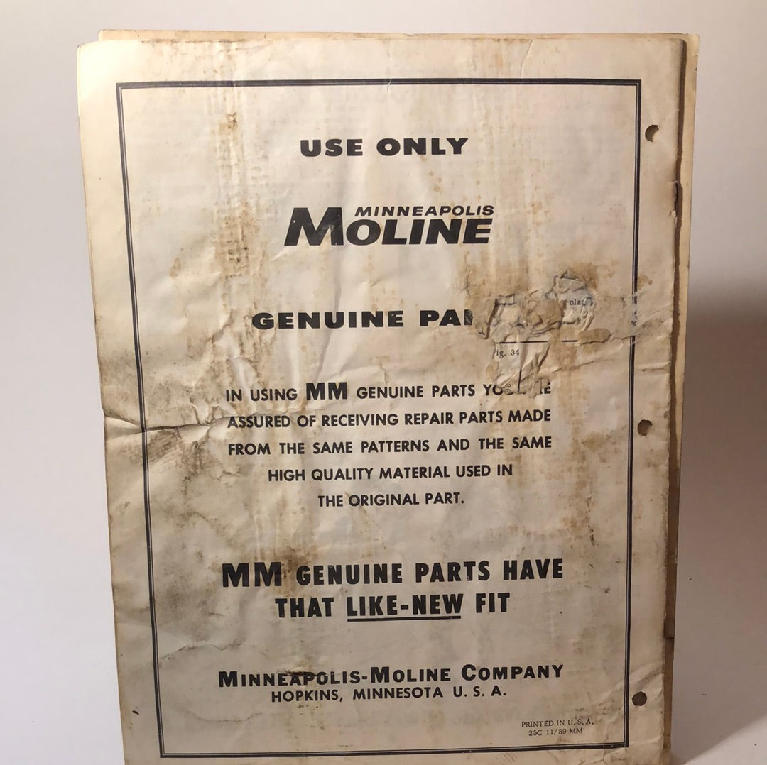 Minneapolis Moline - LO 100A & LO 135A PTO Spreaders - Operator's Manual