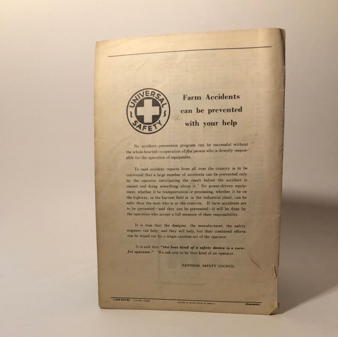 McCormick-Deering No 6  Hammer Mill - Manual