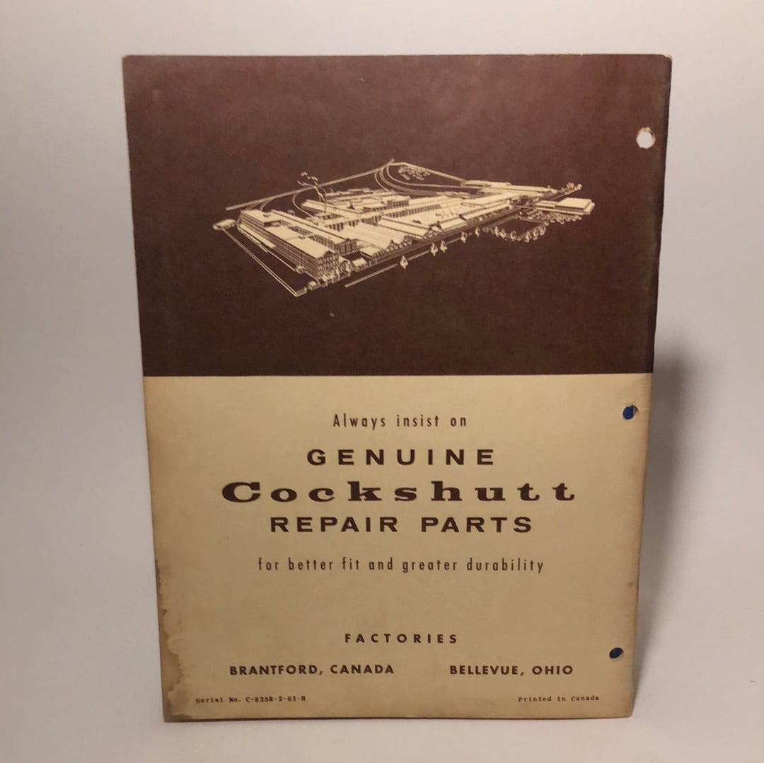 Cockshutt Owner Manual SP423 & SP424 Swathers