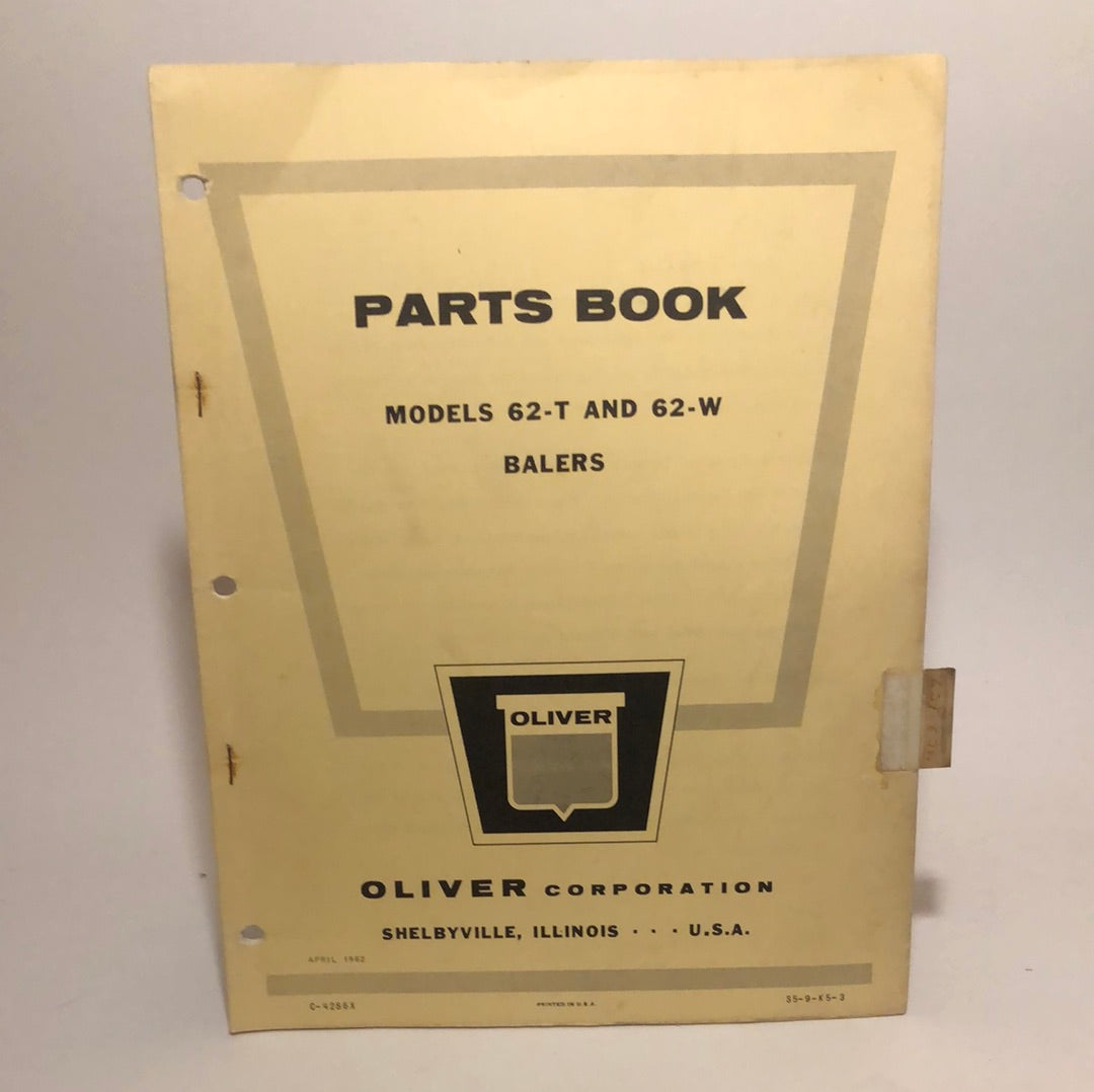 Oliver - Models 62-T and 62-W Balers