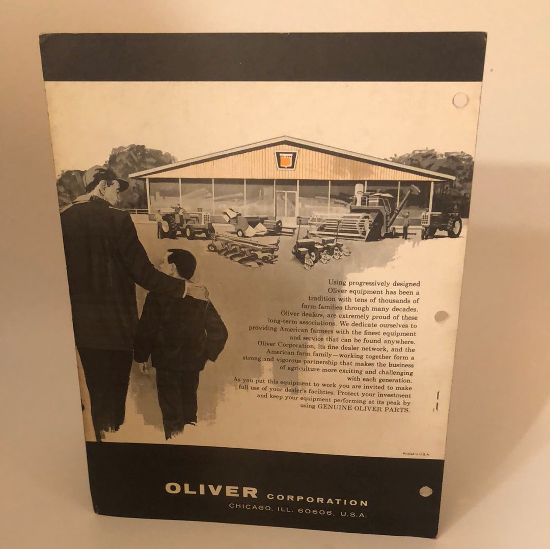 Oliver - 3 Row Crop Header for 830/840 Forage Harvesters - Parts Catalog