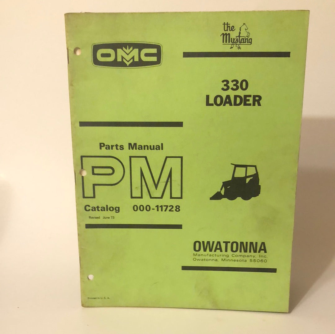 OMC - 330 Hydrostatic Loader - Parts Manual