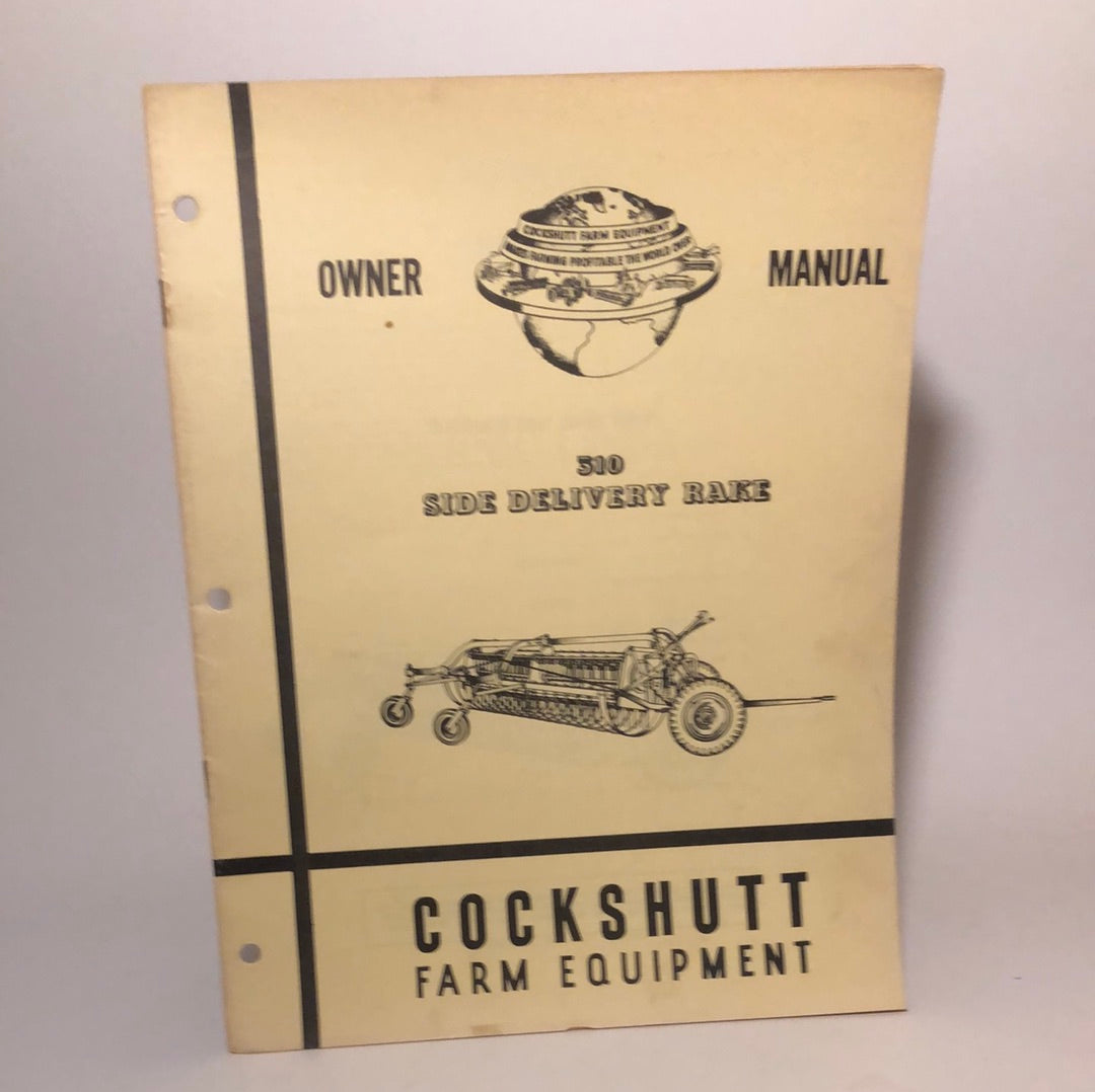 Cockshutt Owner Manual 310 Side Delivery Rake