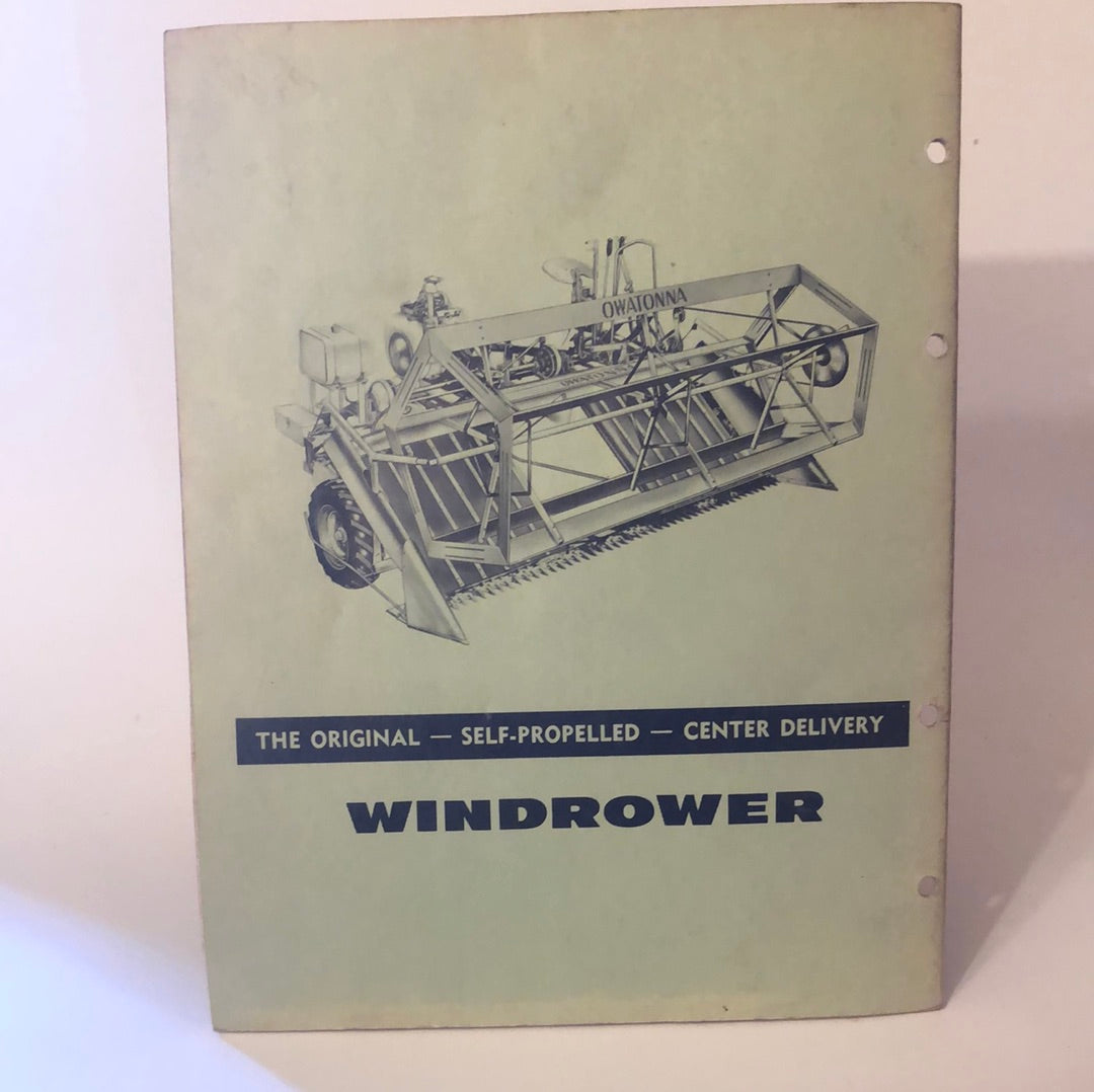 OMC Windrower - Operator's Manual