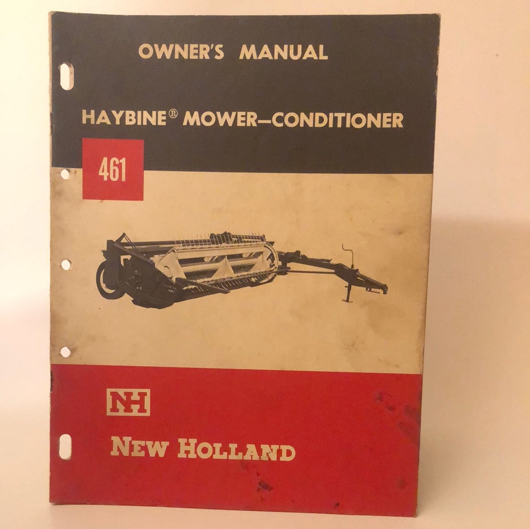 New Holland - 461 Haybine Mower-Conditioner - Owner's Manual