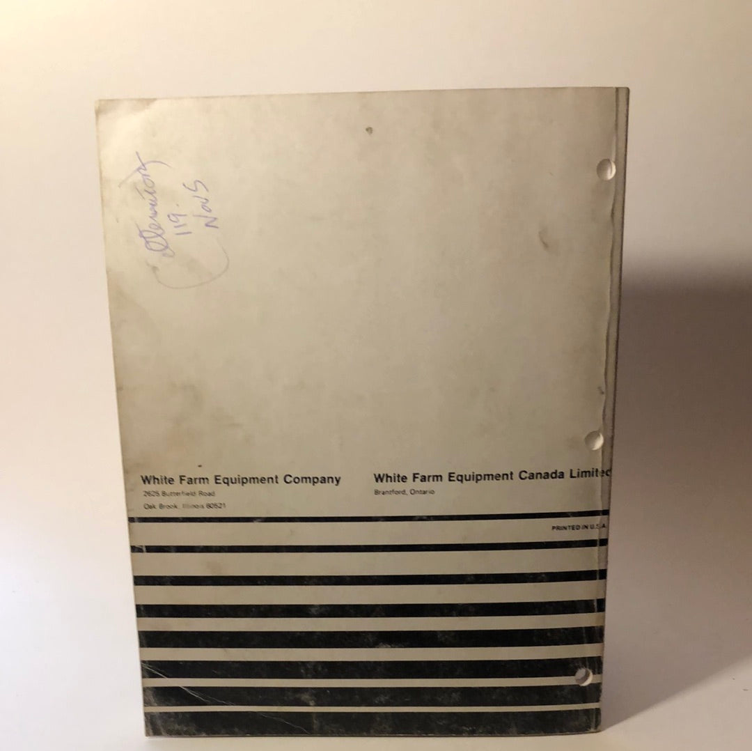 White 2-88 Field Boss Tractor - operator’s manual