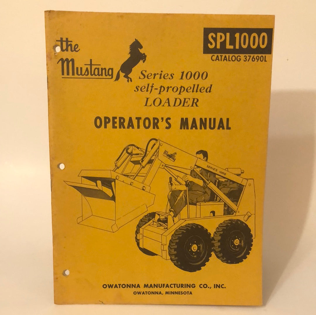 OMC Custom Series 1000 self-propelled Loader - Operator's Manual