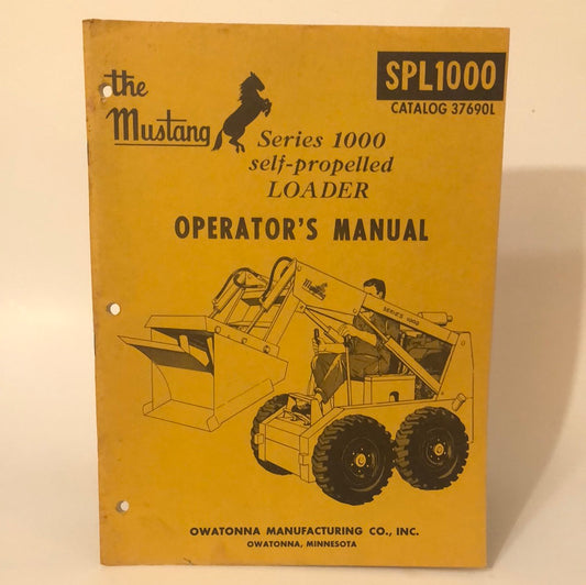 OMC Custom Series 1000 self-propelled Loader - Operator's Manual