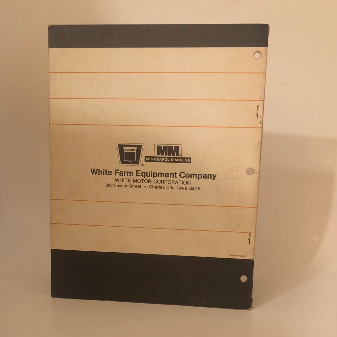 Oliver - 476 Chisel Plow Flexible Wing - Operator's Manual & Repair Parts