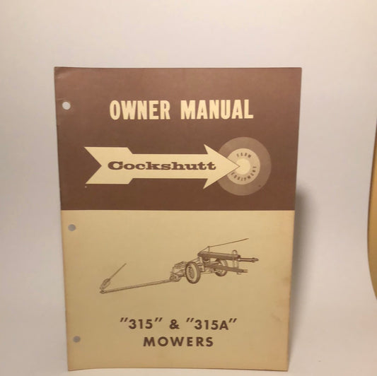 Cockshutt Owner Manual 515 & 315A Mowers
