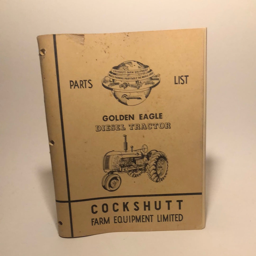 Cockshutt Golden Eagle Diesel Tractor parts list