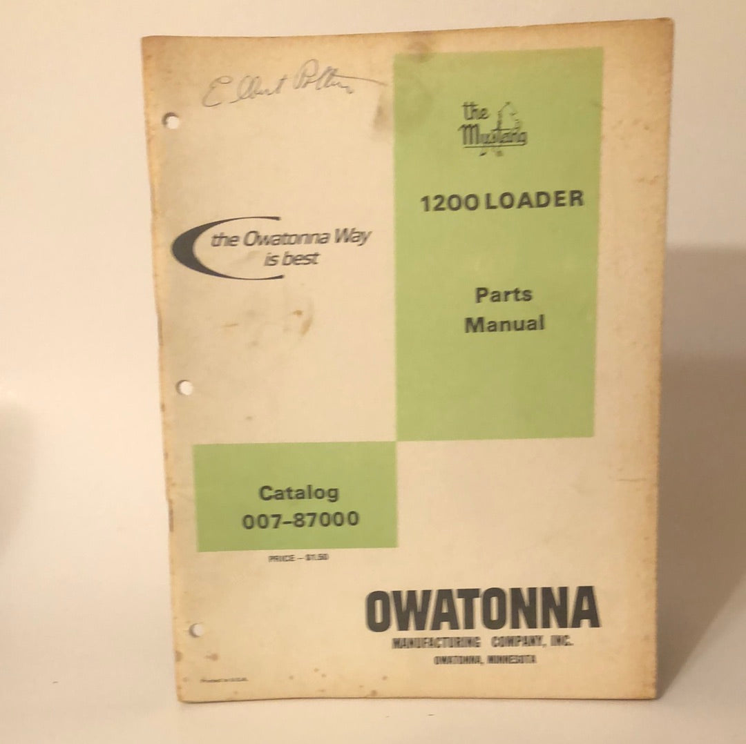 OMC - 1200 Loader - Parts Manual