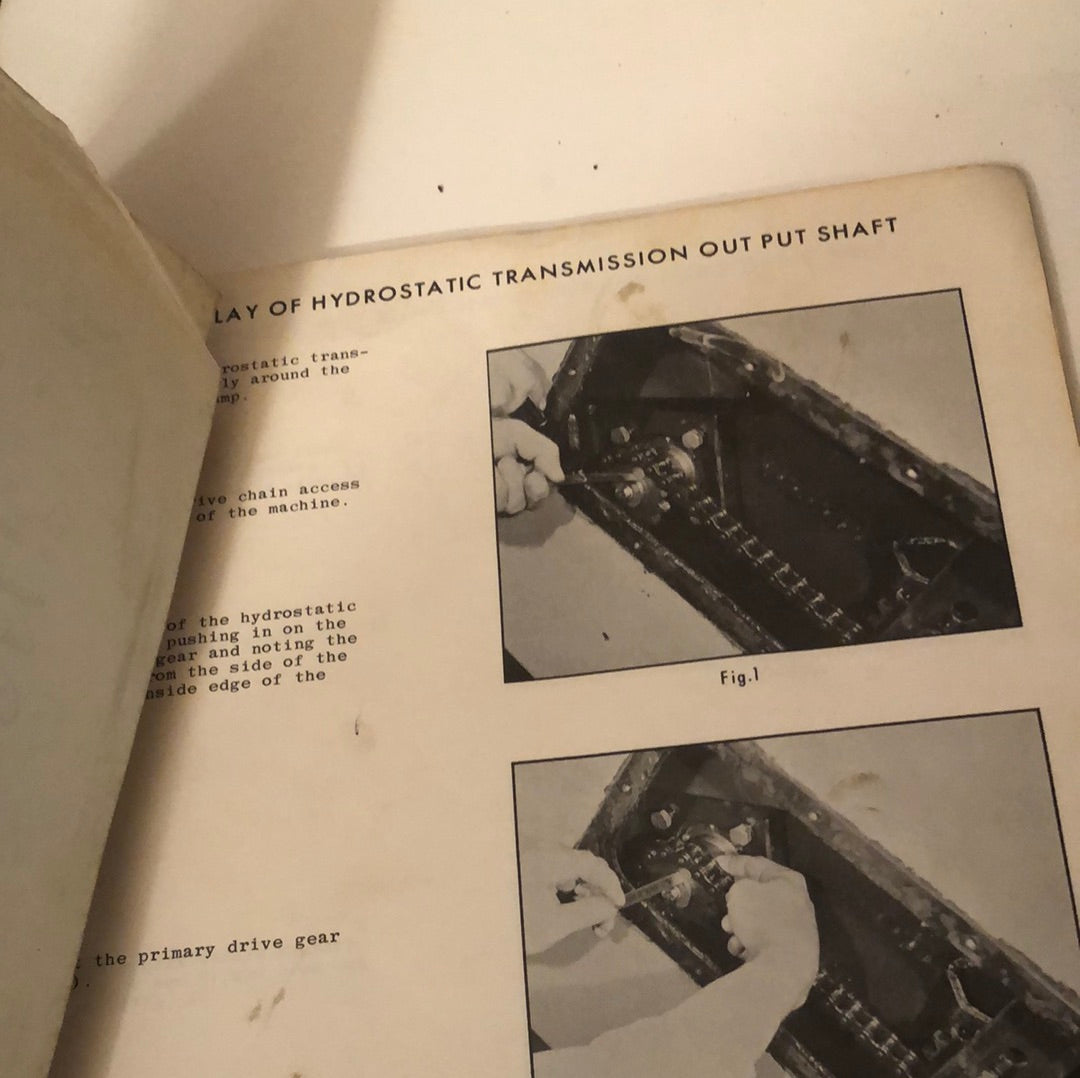 OMC - 270 & 275 Windrower Hydrostatic Transmissions - Service Manual