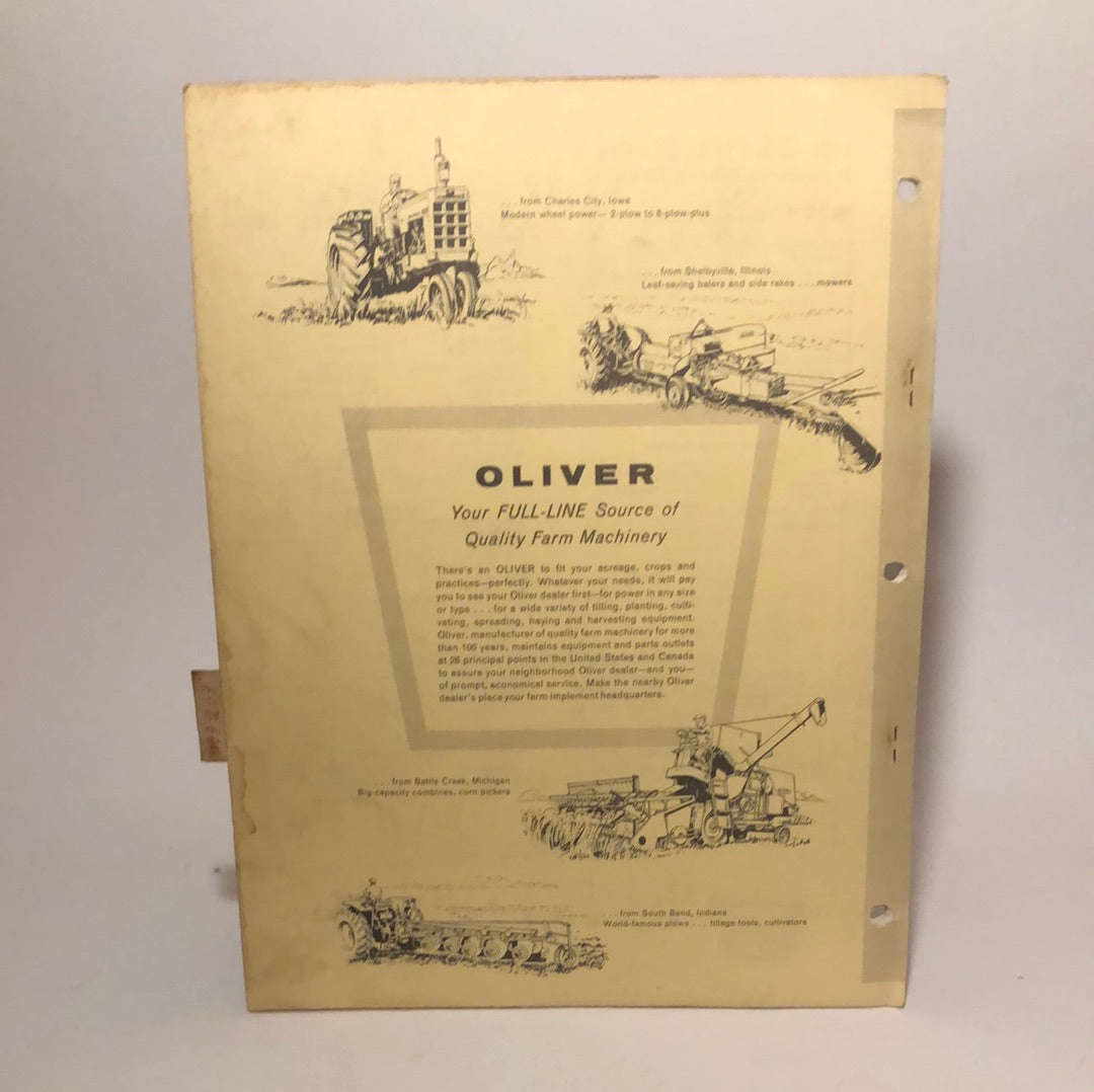 Oliver - Models 62-T and 62-W Balers