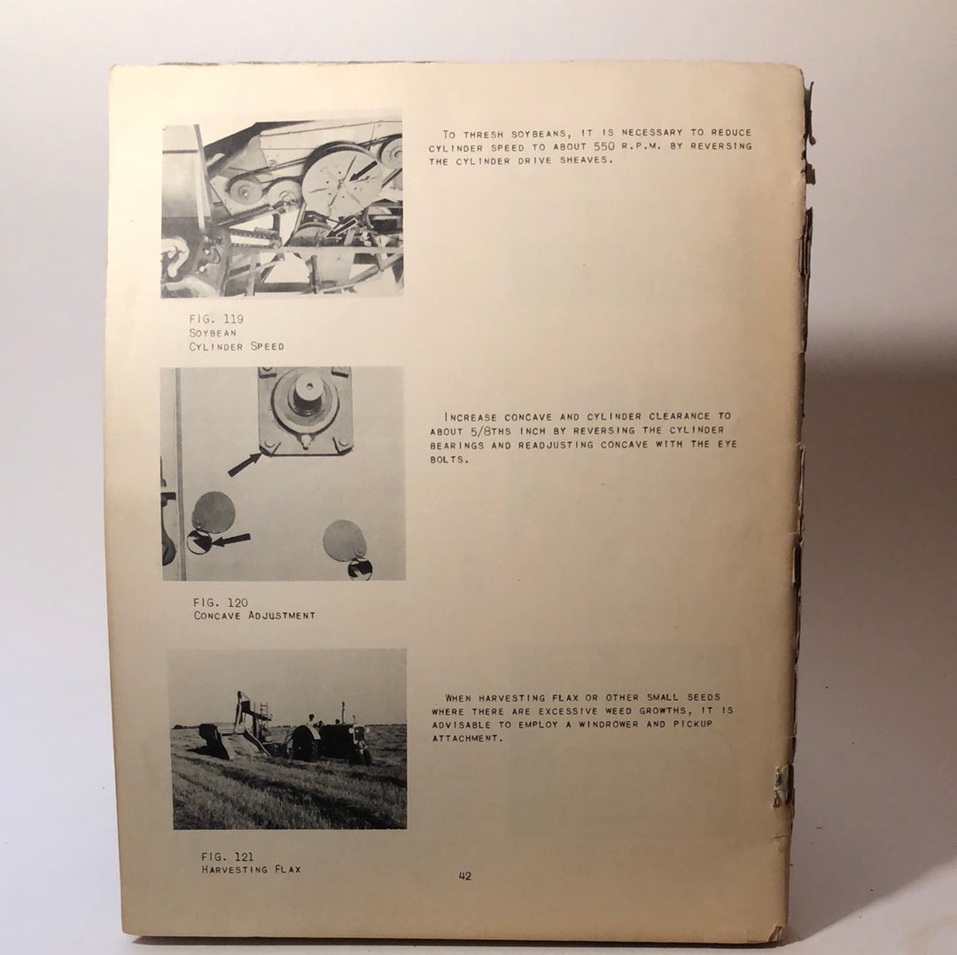 Minneapolis Moline "Getting the Most from your Harvestor"