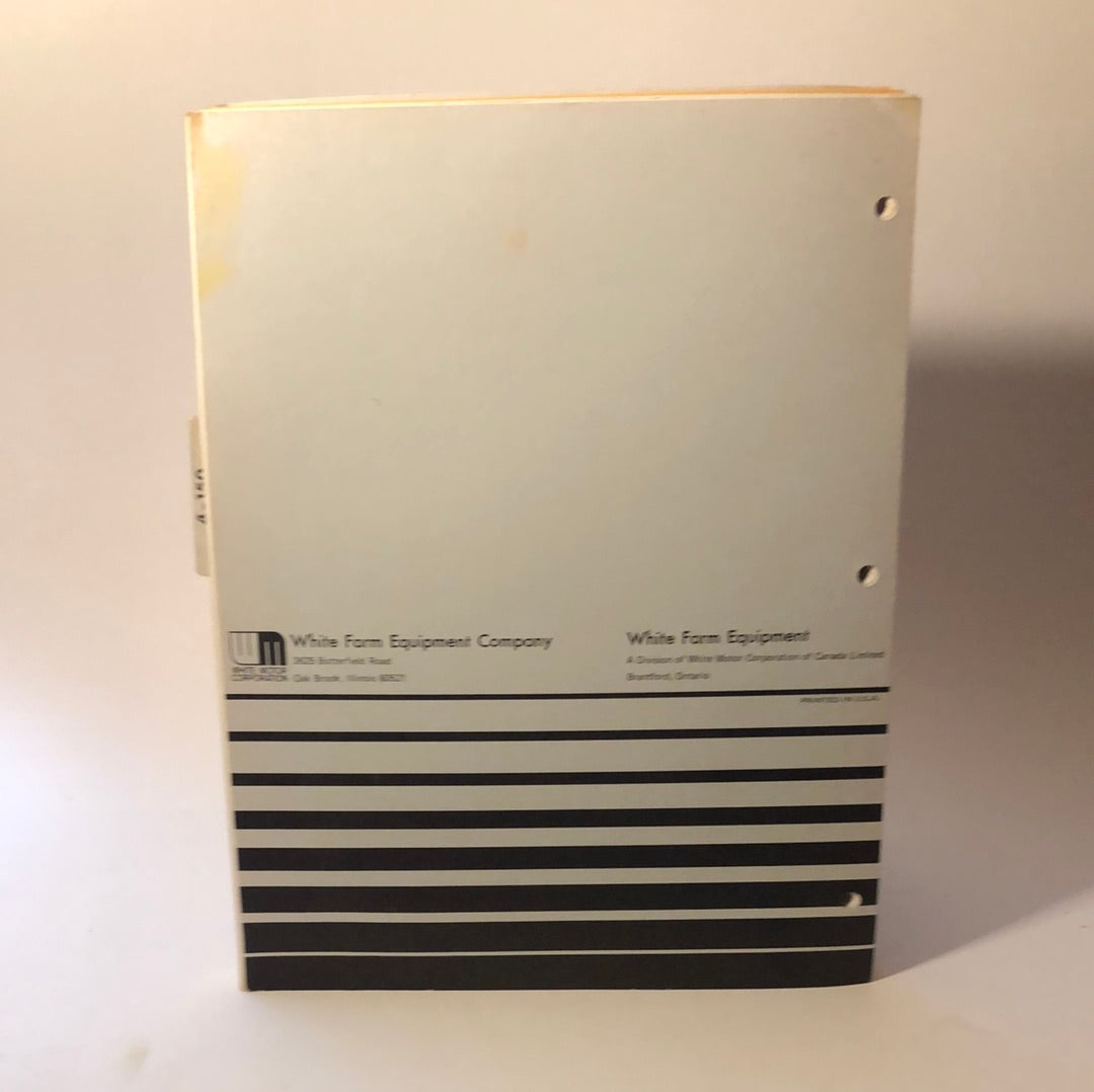 White 4-150 Field Boss parts catalog