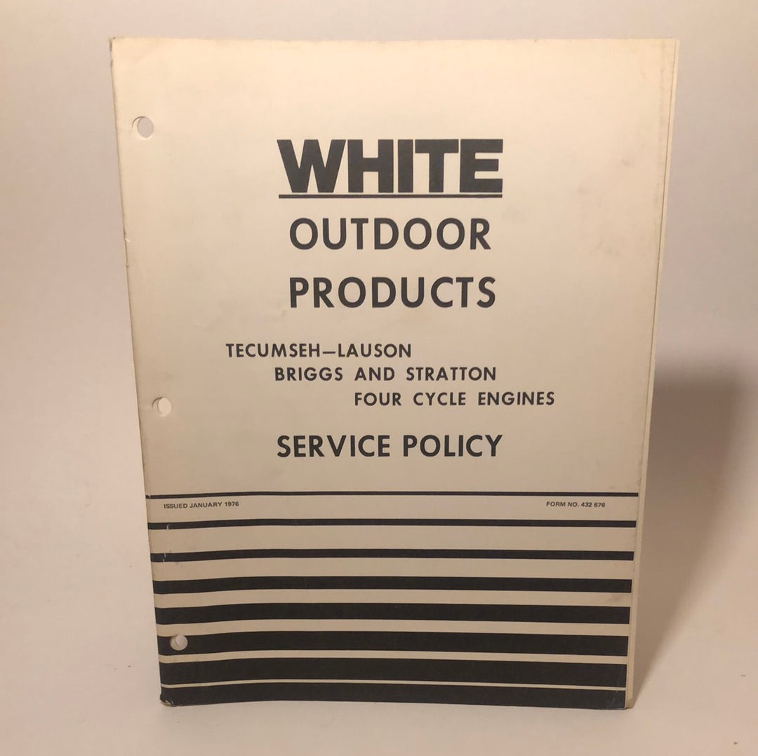 White Outdoor Products Service Policy