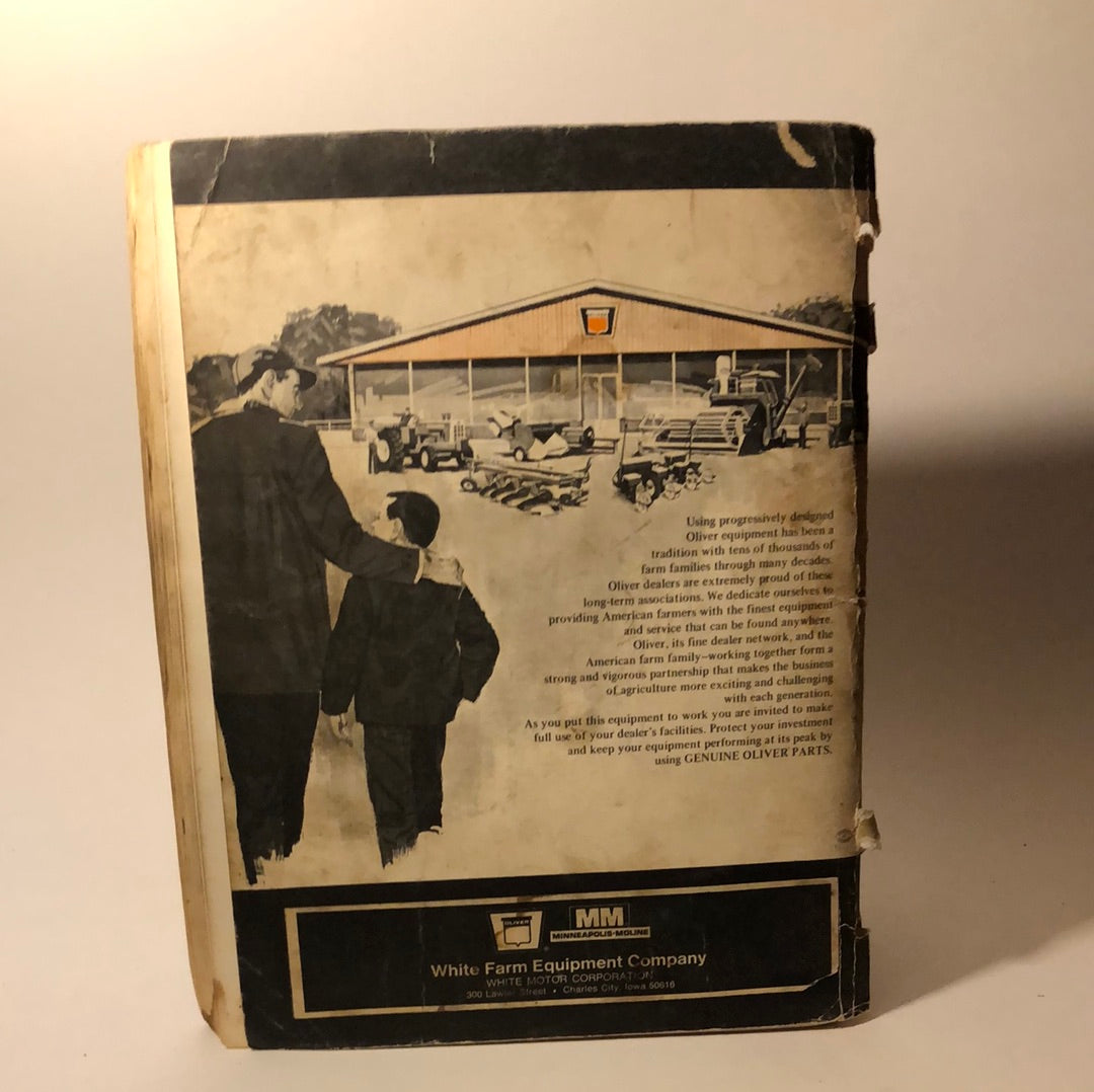 Oliver Operator's Manual 7300 Combine