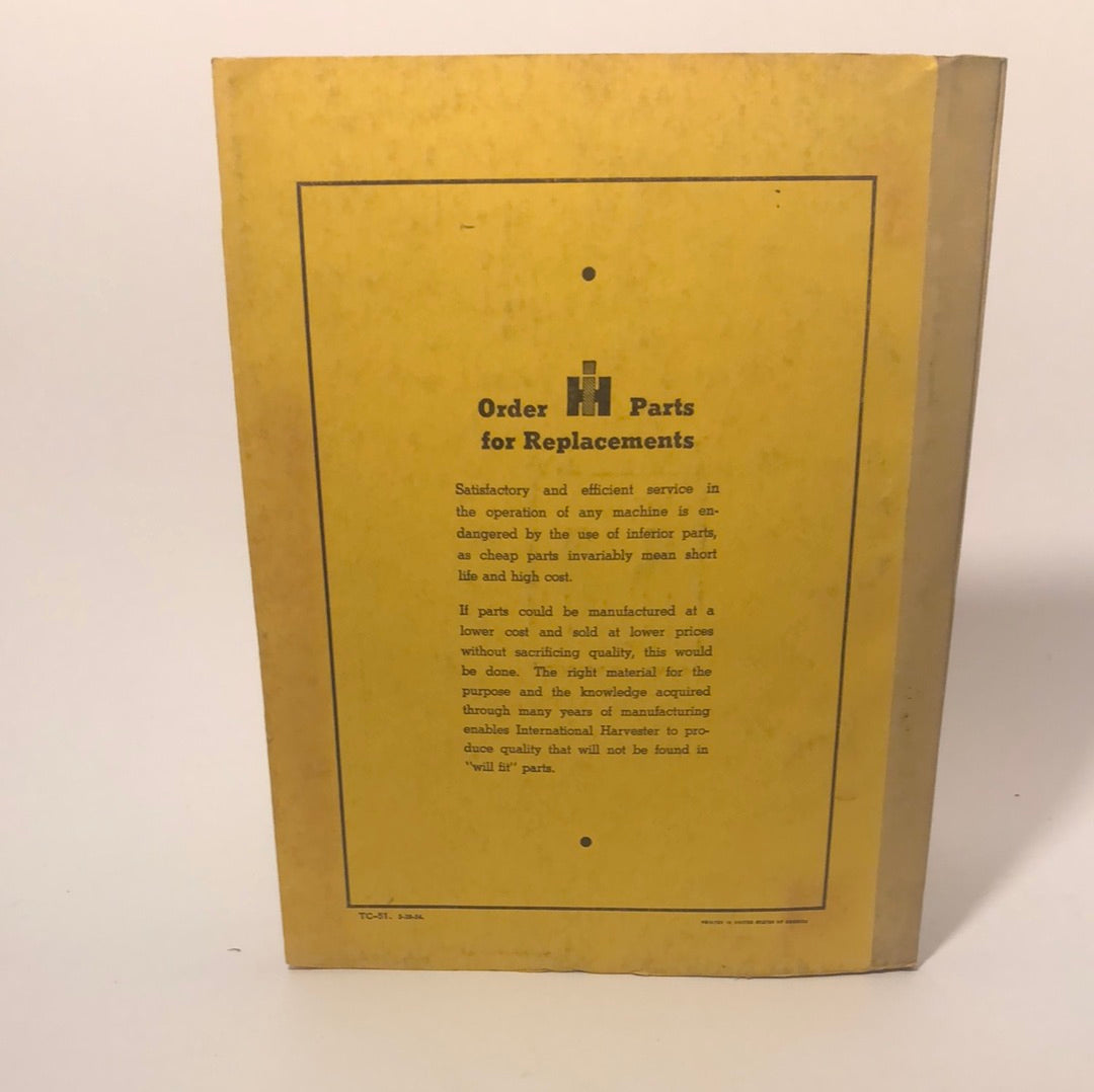 McCormick TC-51 parts catalog