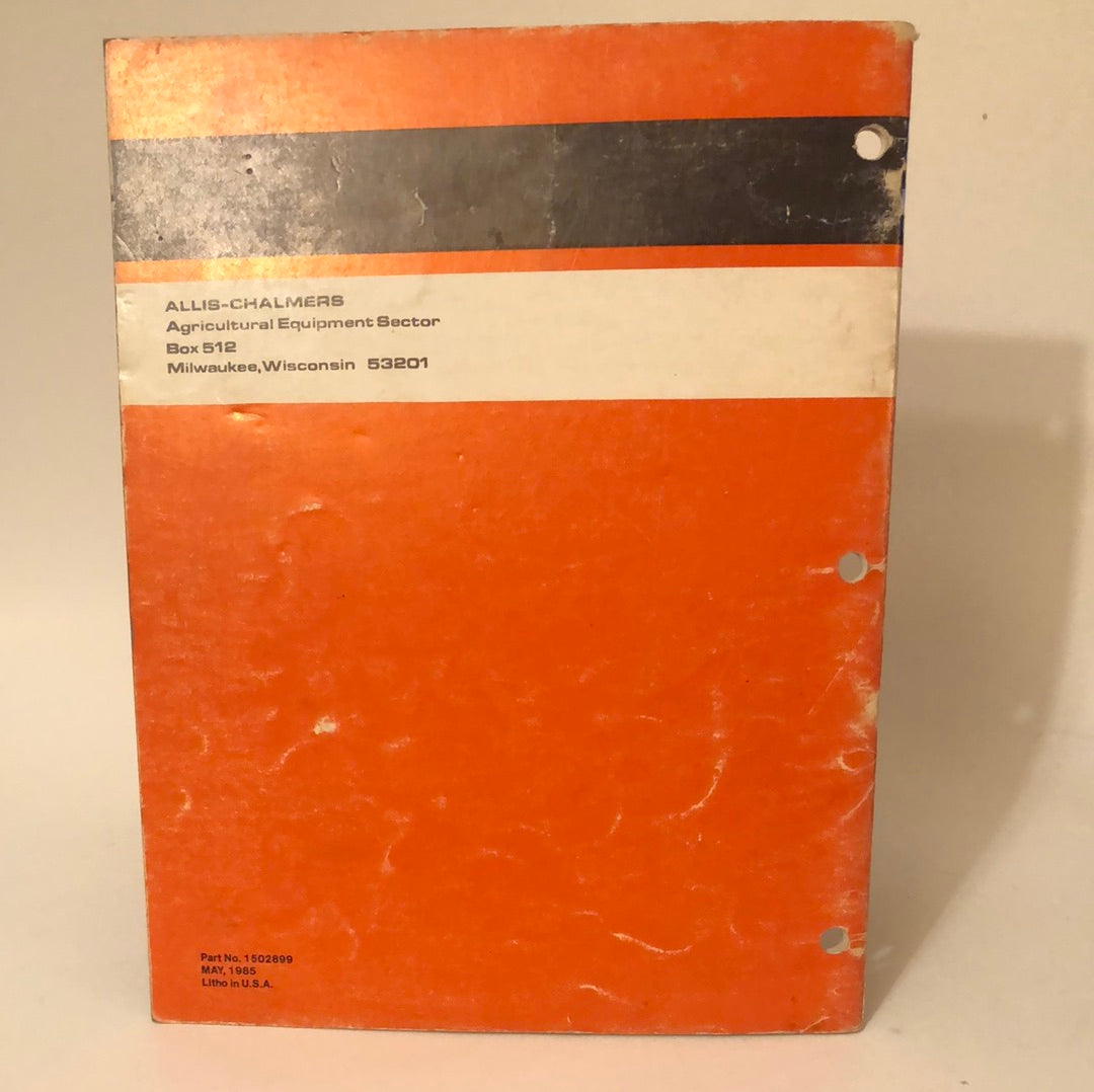 Allis-Chalmers Farm Loader Model 460 _ Operators Manual