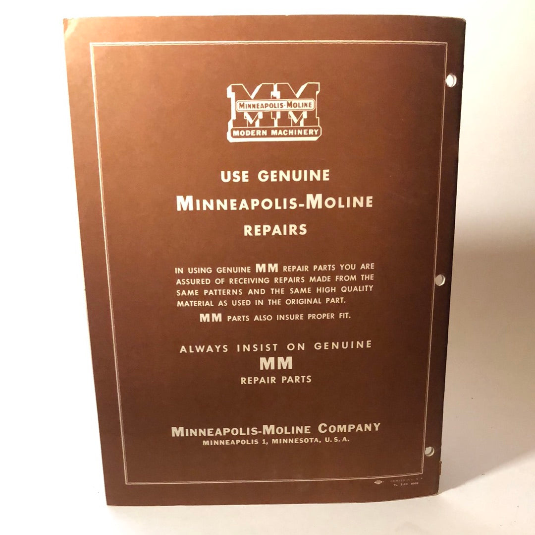 Minneapolis Moline - PF-2 Fertilizer Drill - Assembly, Operation & maintenance manual