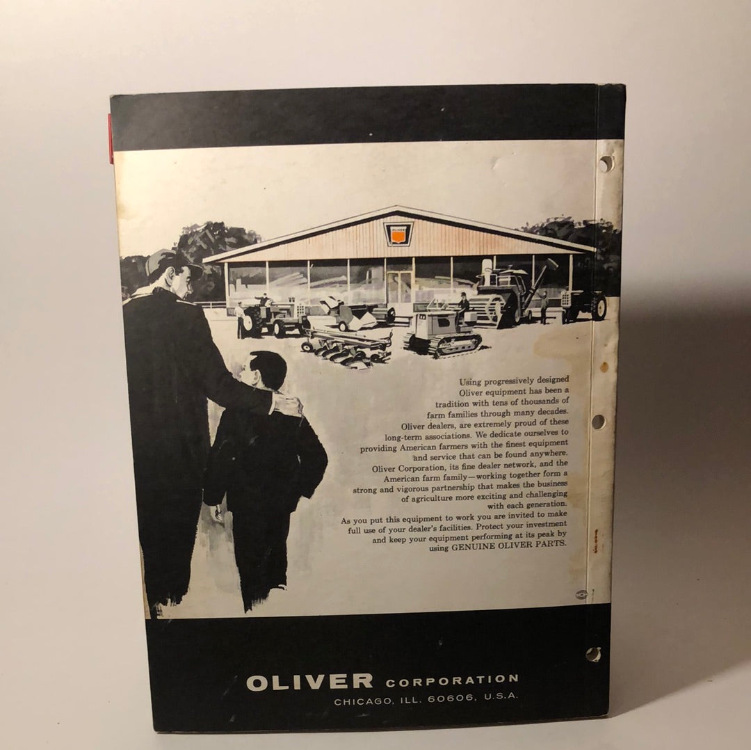 Oliver Parts Catalog 525 Combine
