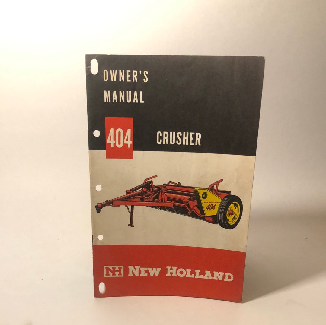 New Holland - 404 Crusher - Owner's Manual