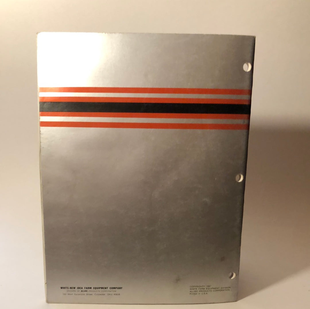 White - Field Boss 37 Tractor - operator’s manual