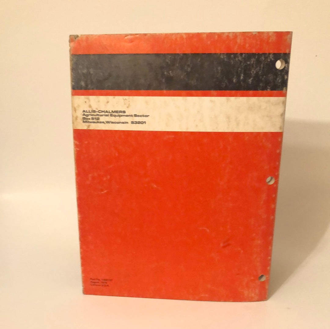 Allis-Chalmers Gleaner N6 Self-propelled Combine _ Operators Manual