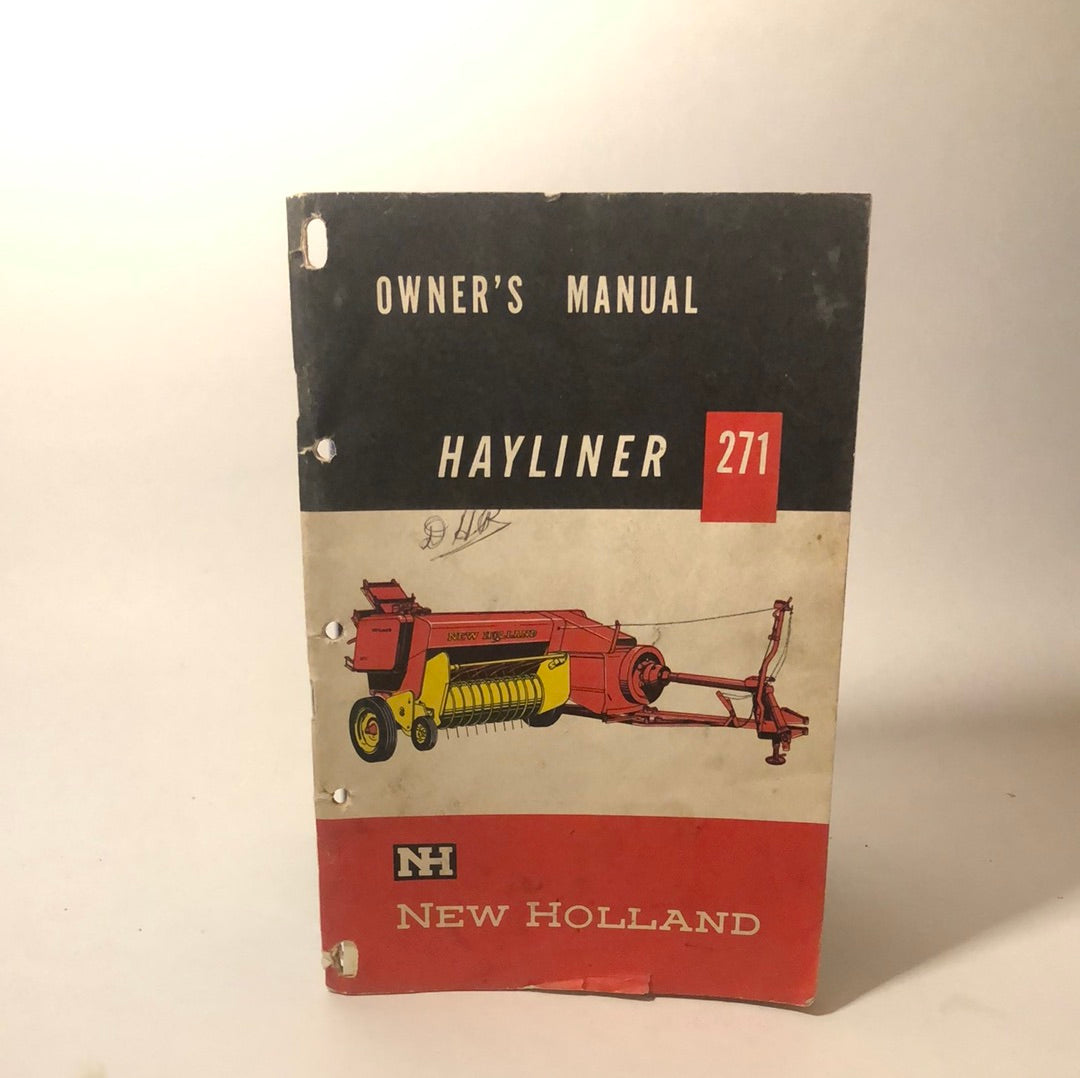 New Holland - 271 Hayliner - Owner's Manual