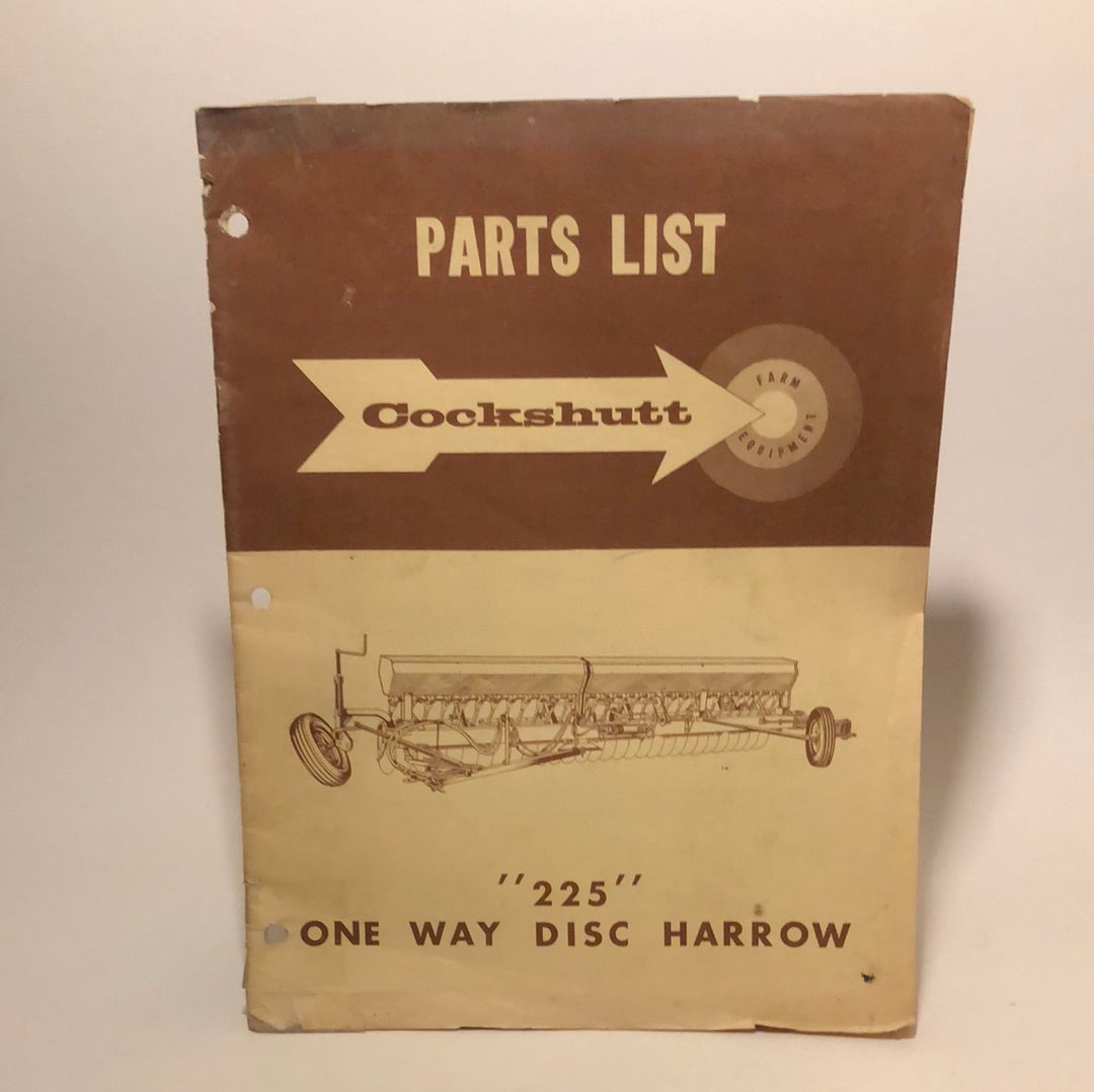 Cockshutt 225 One Way Disc Harrow
