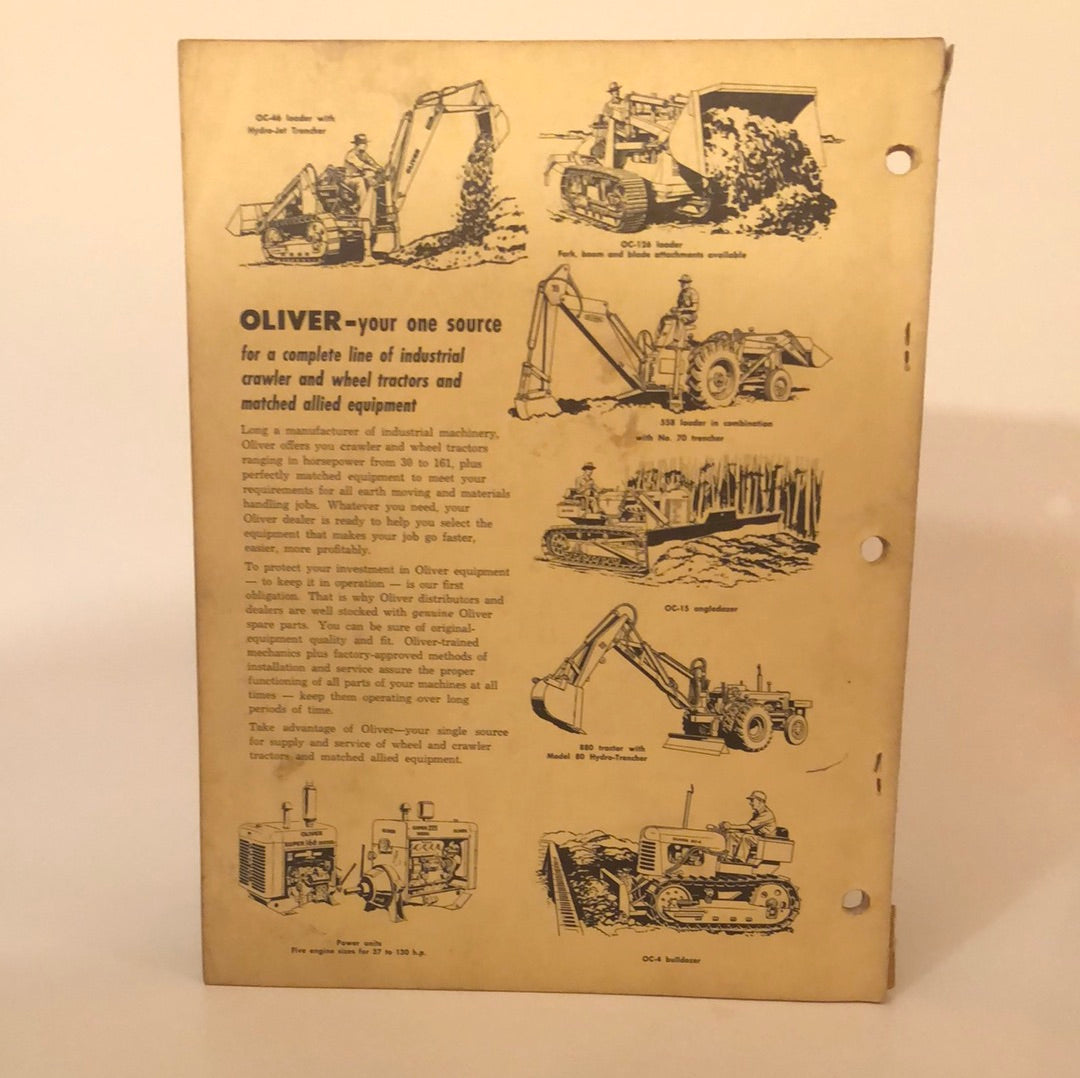 Oliver - Model BGS Crawler Tractor- Parts Book