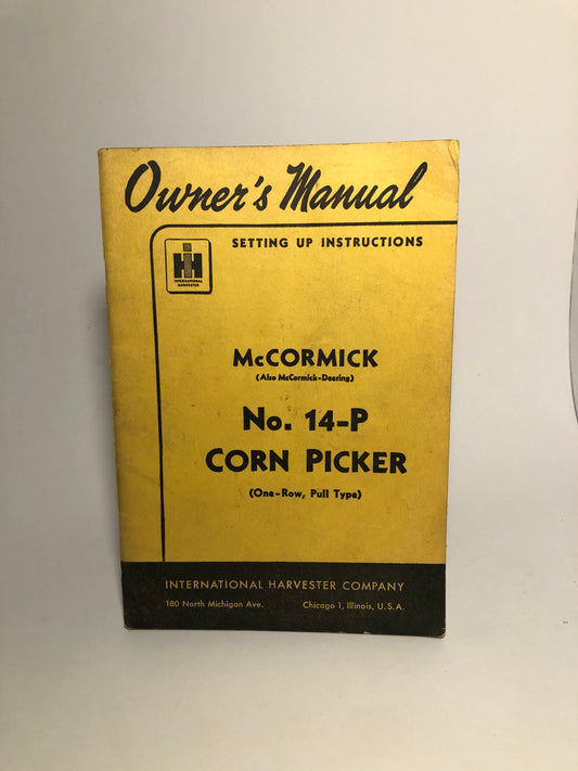 McCormick No 14-P Corn Picker