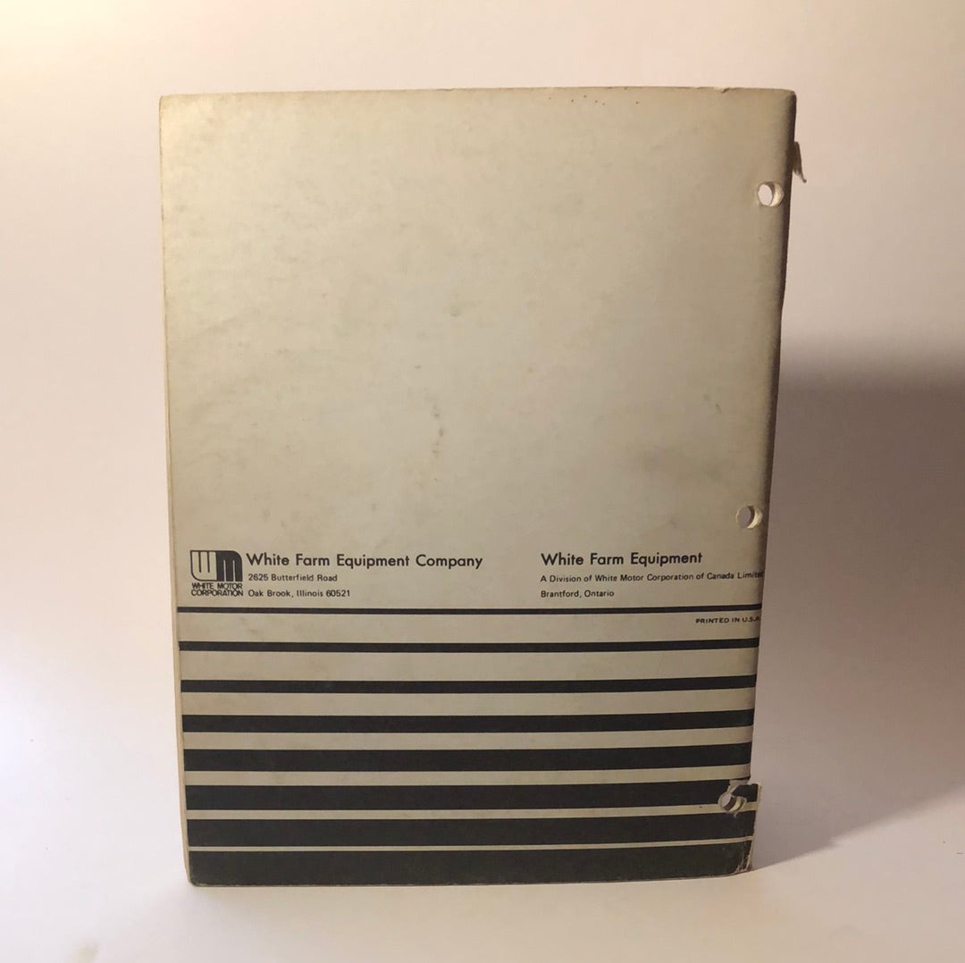 White 4-210 Field Boss - Operator’s Manual