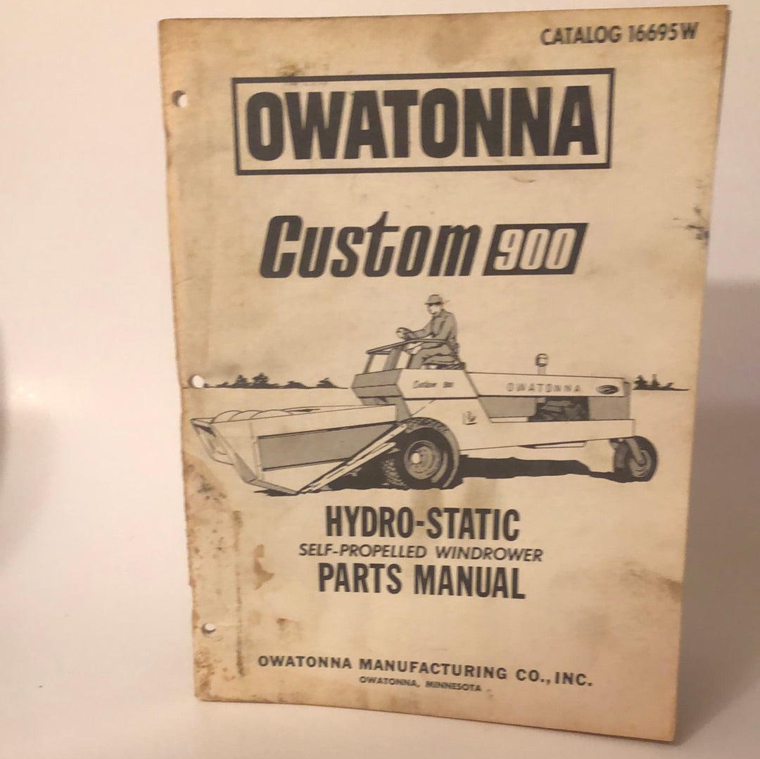 OMC - Custom 900 Hydro-Static Self-Propelled Windrower - Parts Manual