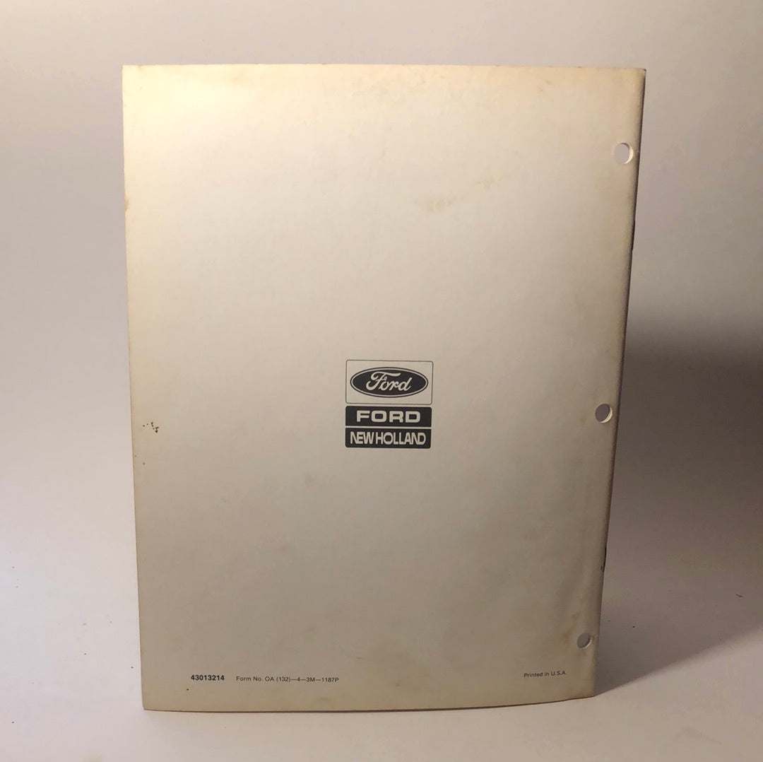 New Holland - Bale Carrier 134 Operator's Manual - Dealer Copy