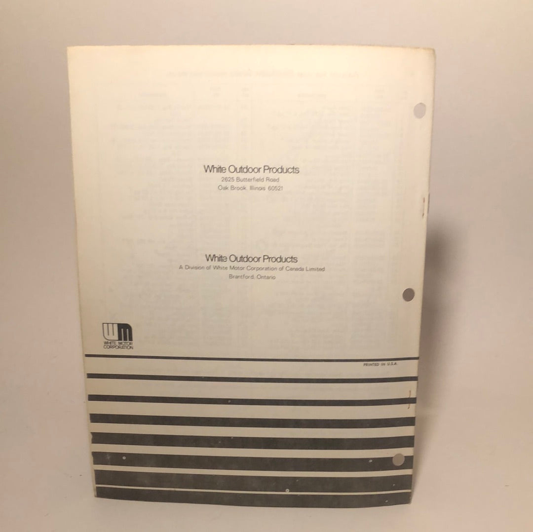 White Rotary Tiller for GT-1050, GT-1600 & GT-1650 Parts catalog & Instruction manual