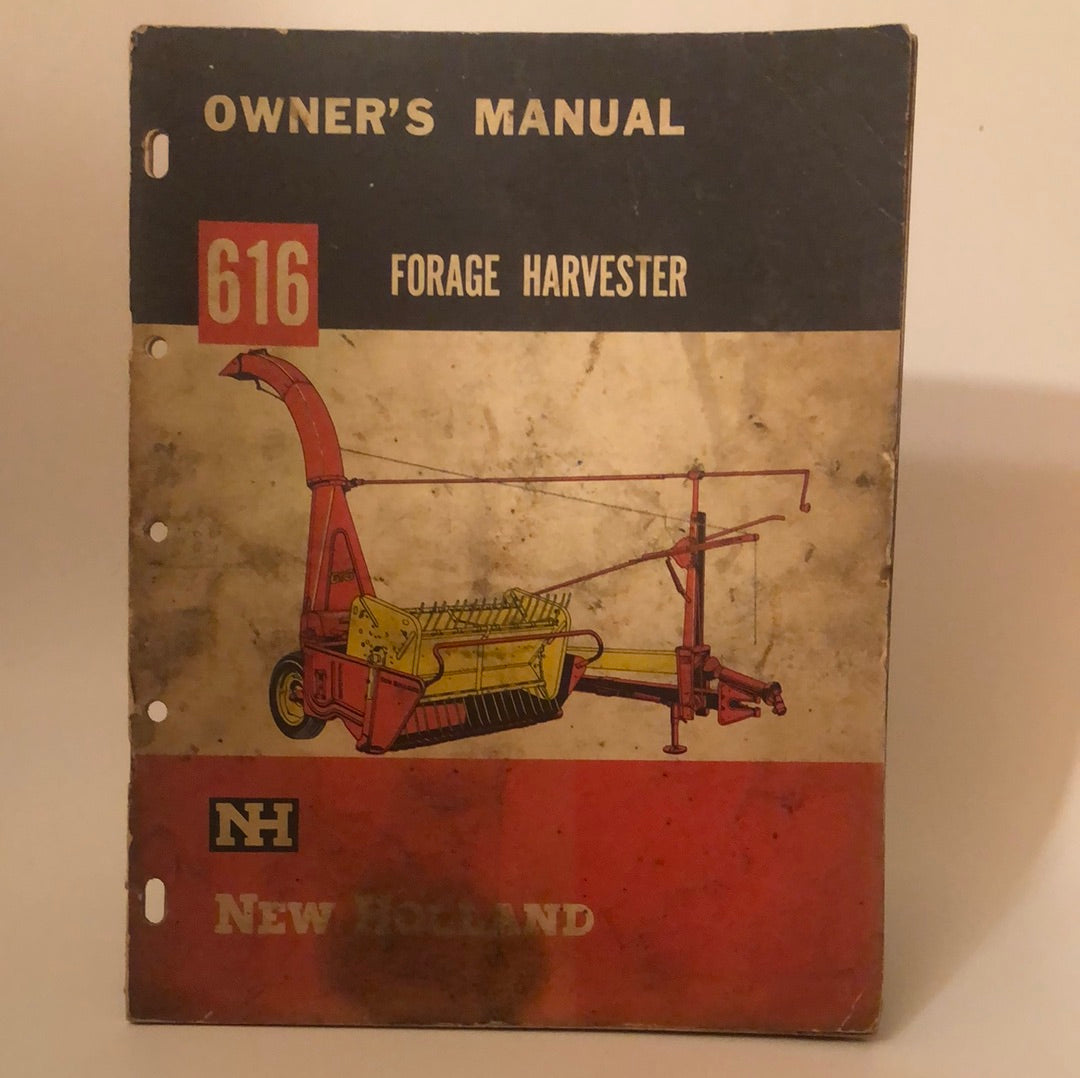New Holland - 616 Forage Harvester - Owner's Manual