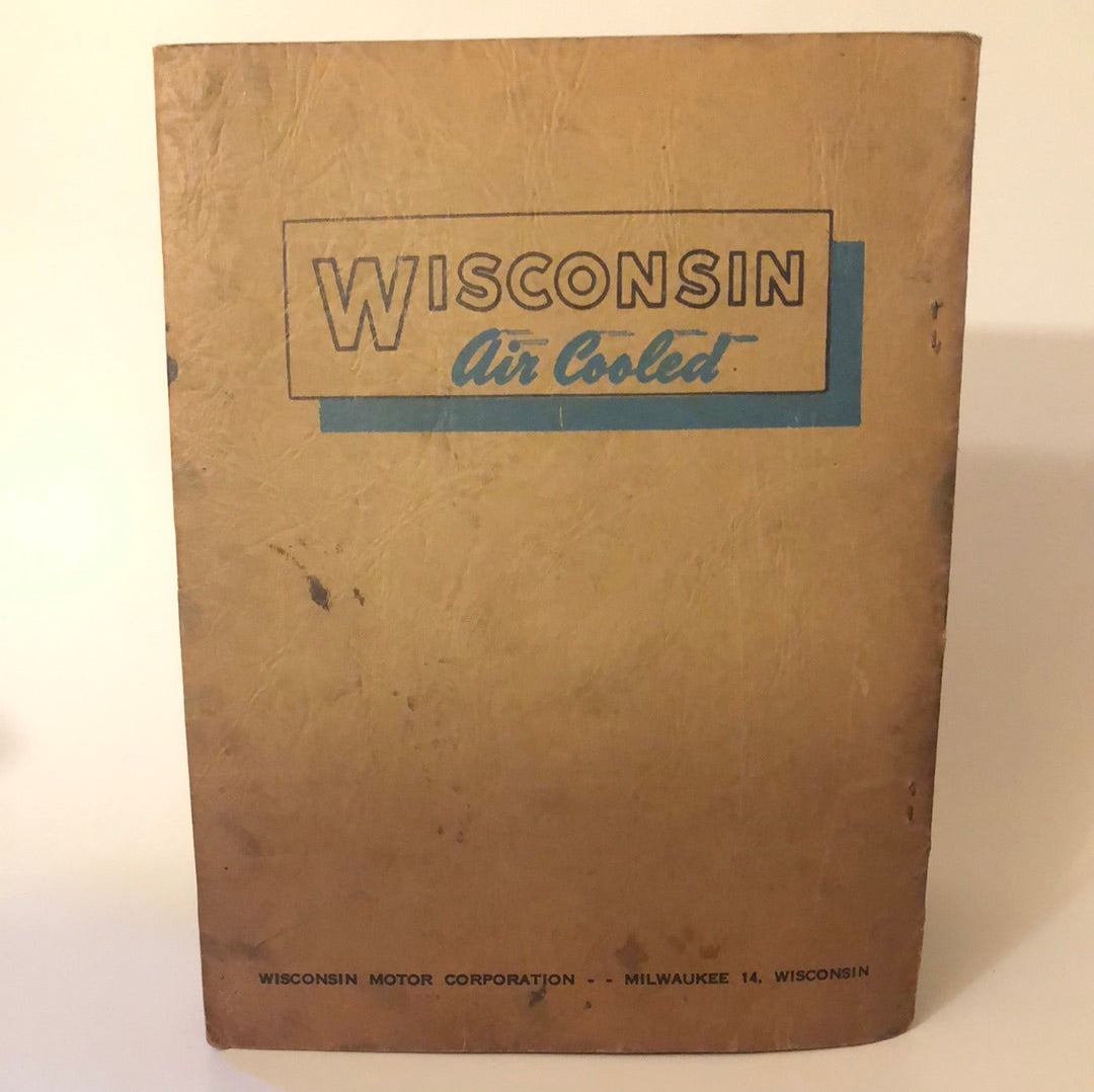 Wisconsin Air Cooled Heavy Duty Engines Model VP4 - Instruction Book & Parts List