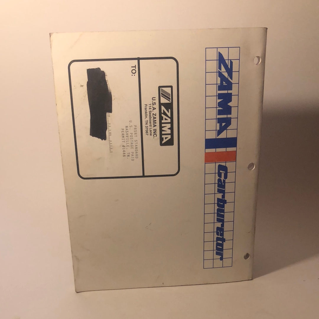 Zama Carburetor January 1999