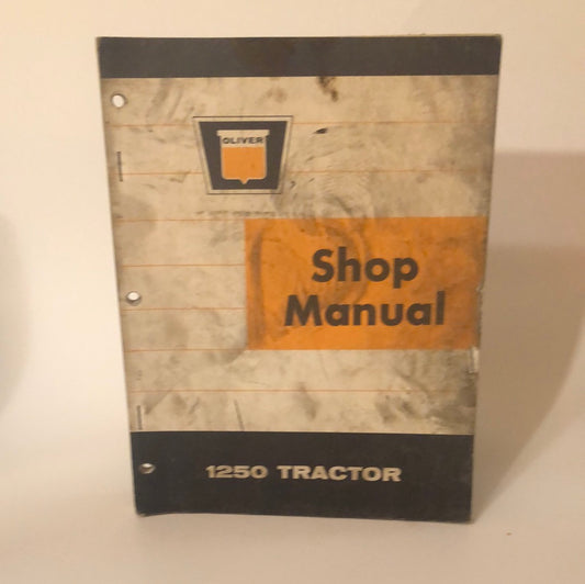 Oliver - 1250 Tractor - Shop Manual