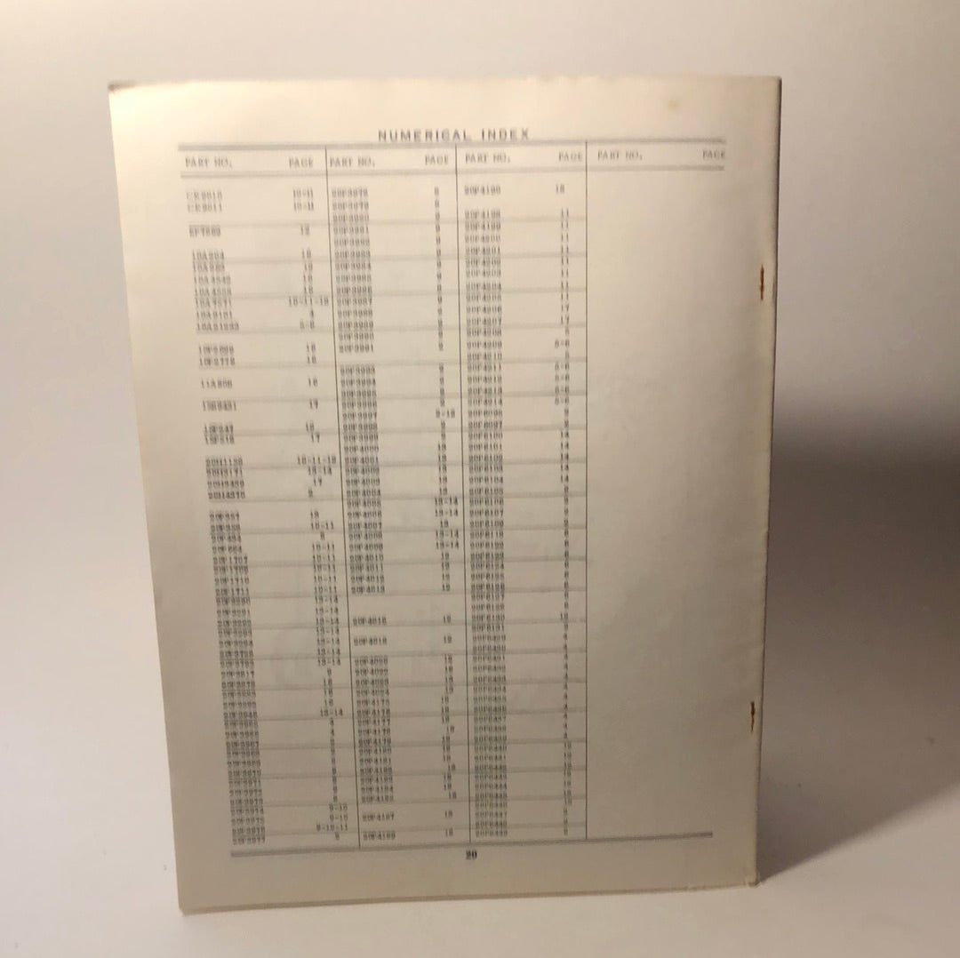 Minneapolis Moline - FT 200 Series Field Cultivator & Wheeled Dolly Hitch - Repair Catalog