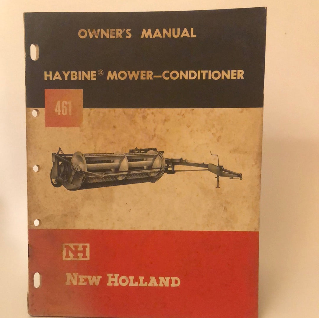 New Holland - 461 Haybine Mower-Conditioner - Owner's Manual