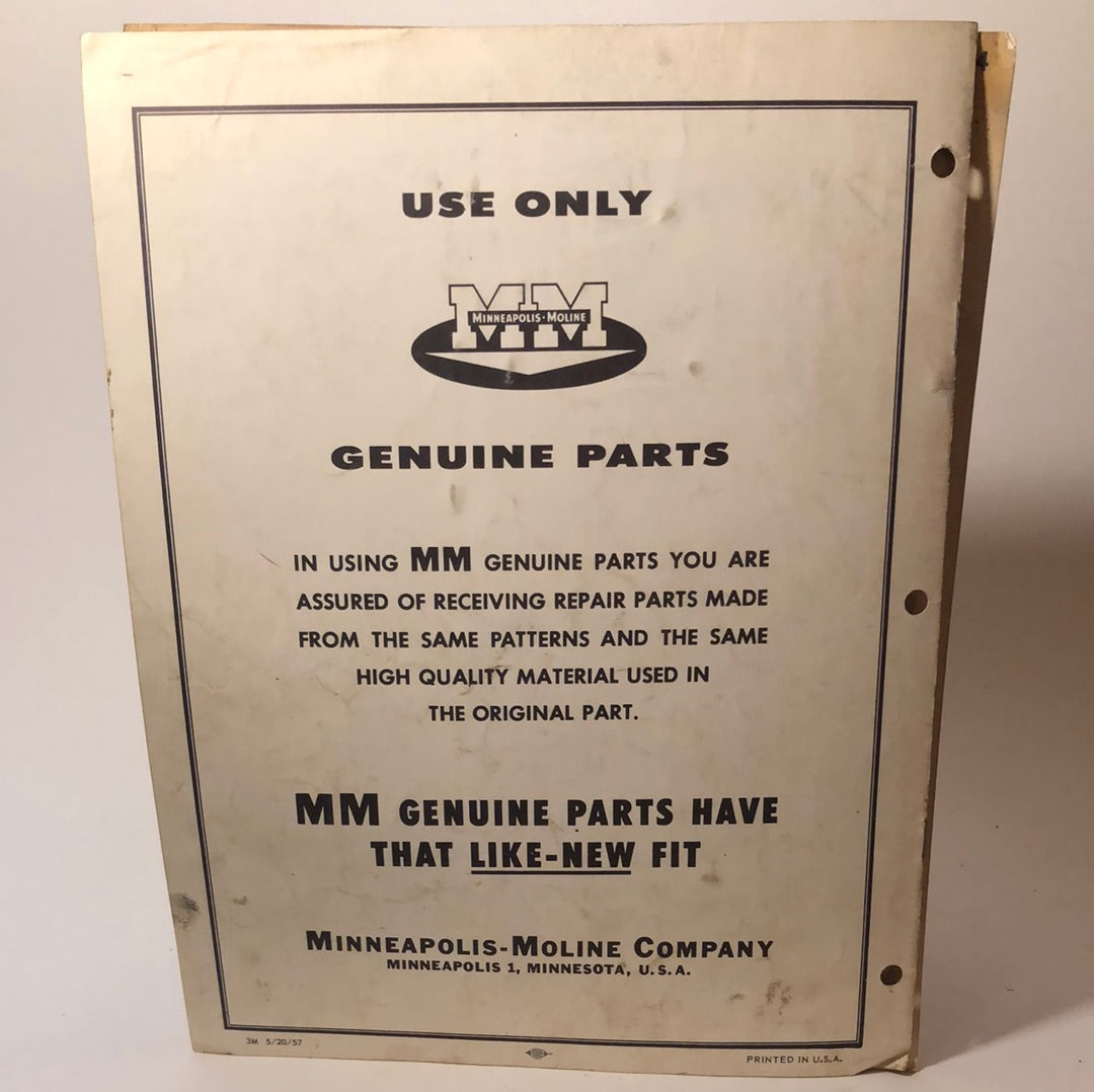 Minneapolis Moline - Model LO PTO Spreaders - Operator's Manual