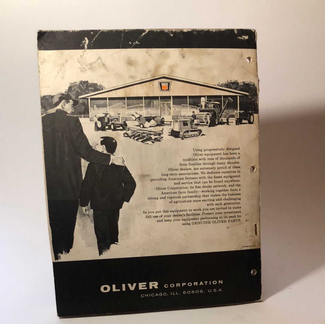 Oliver Operator's & Instructional Manual 540 Four or Six Row Planter