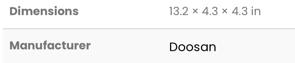 Doosan 35393651 Safety Element Filter