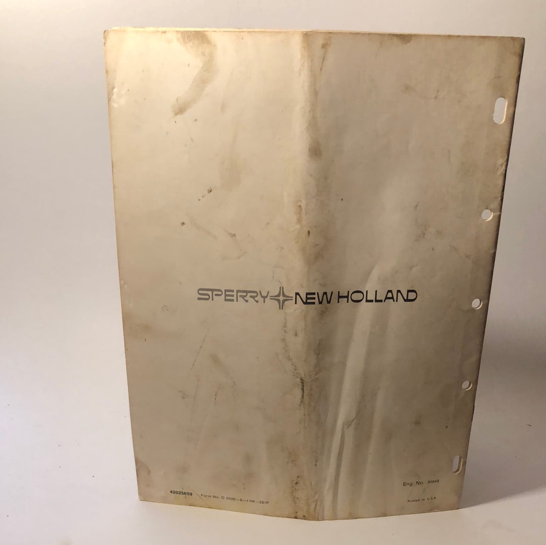 Sperry New Holland _ RolaBar Rake 256 - 258 - 260 - 258H - 260H _ Operator's Manual