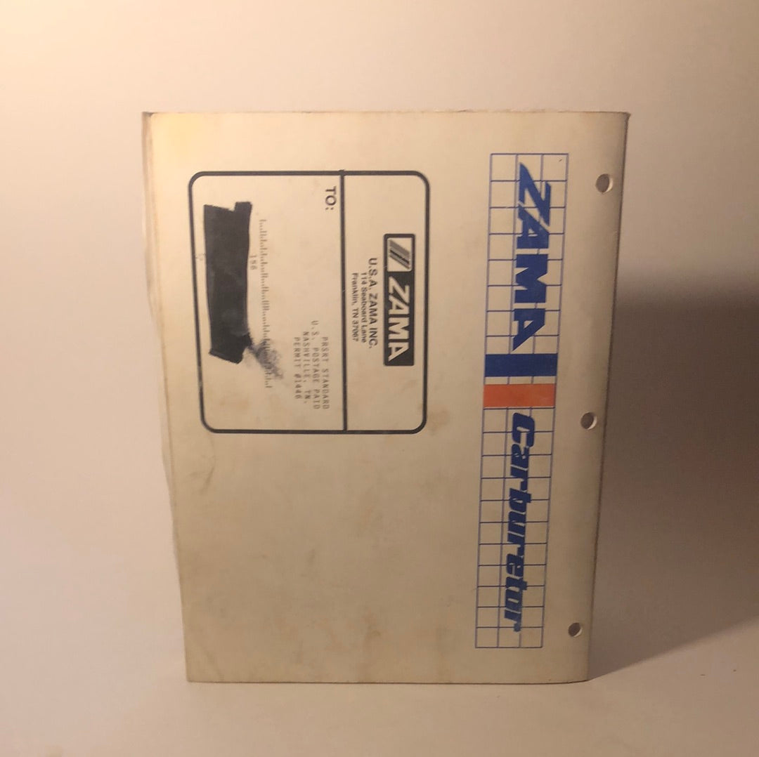 Zama Carburetor January 1999