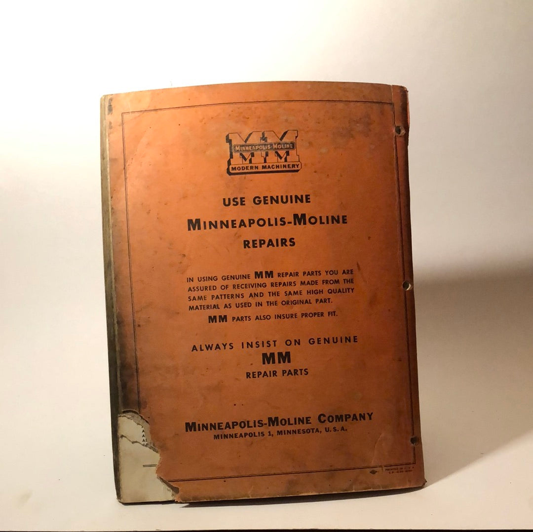 Minneapolis Moline - MM Monitor Fluted Feed P series & Double Run R series Grain Drills - Repair Catalog